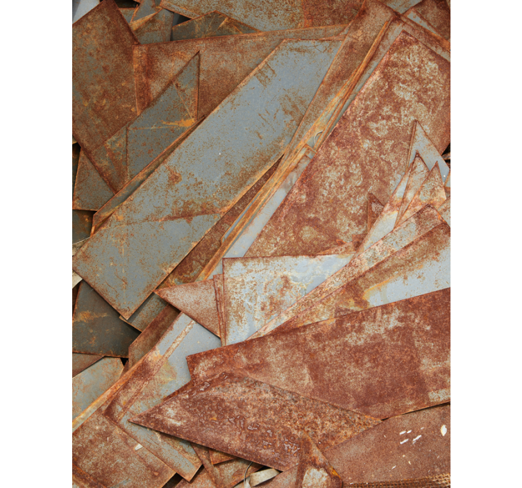 Stores Imitation plaques de fer rouillées - TenStickers