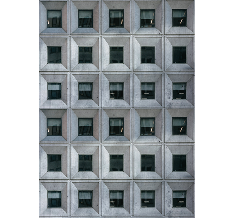 Stores gris architecture art béton brutalisme - TenStickers