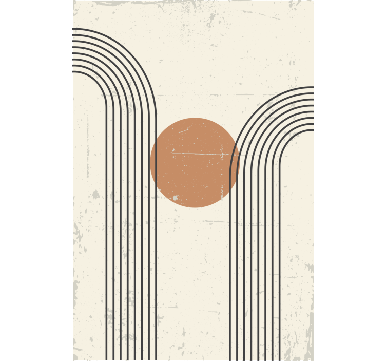 Store enrouleur salon design minimaliste arches - TenStickers