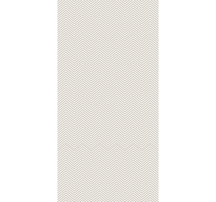 Stores enrouleur salon rustique lignes en zigzags grises - TenStickers