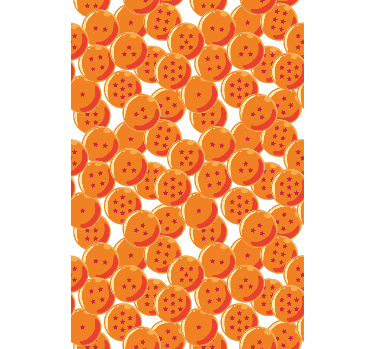 Store enfants boules oranges - TenStickers