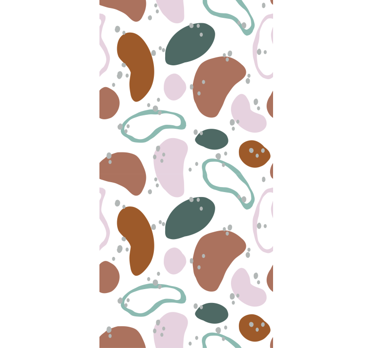 Stores avec formes irrégulières abstraites - TenStickers