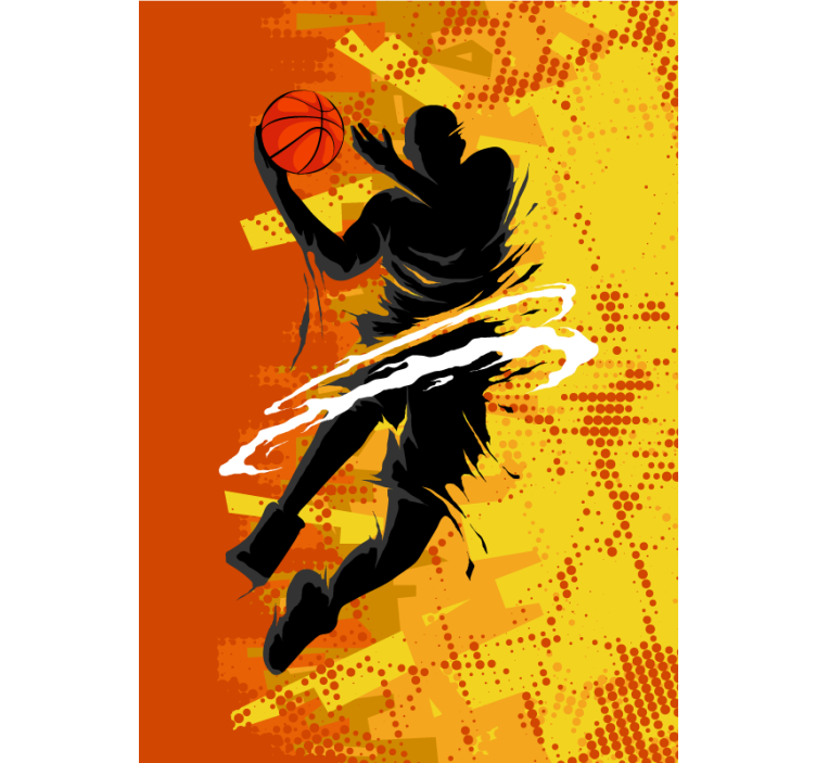 Store motif joueur de basket-ball - TenStickers