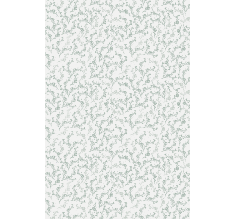 Store enrouleur floral vert d'eau chic - TenStickers