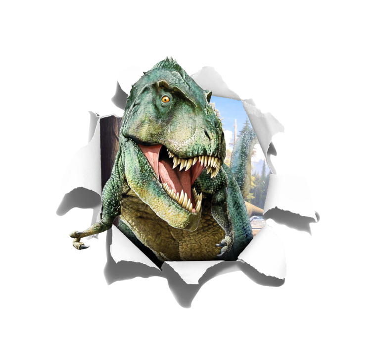 Store enrouleur enfant T-Rex 3D - TenStickers