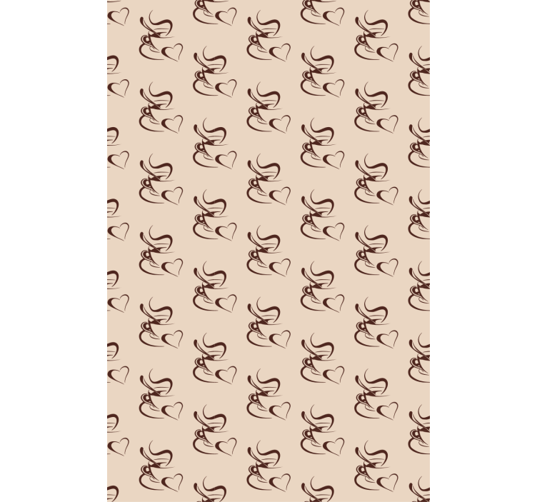 Store enrouleur cuisine motif tasses de café - TenStickers