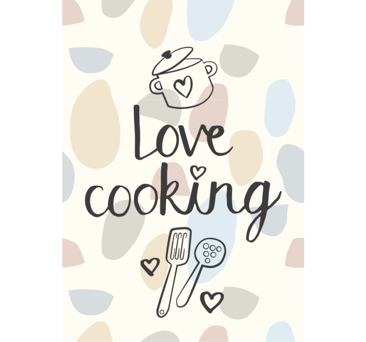 Store enrouleur cuisine j'adore cuisiner - TenStickers