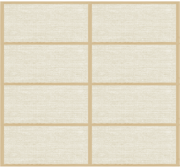 Store enrouleur salon style panneaux japonais - TenStickers