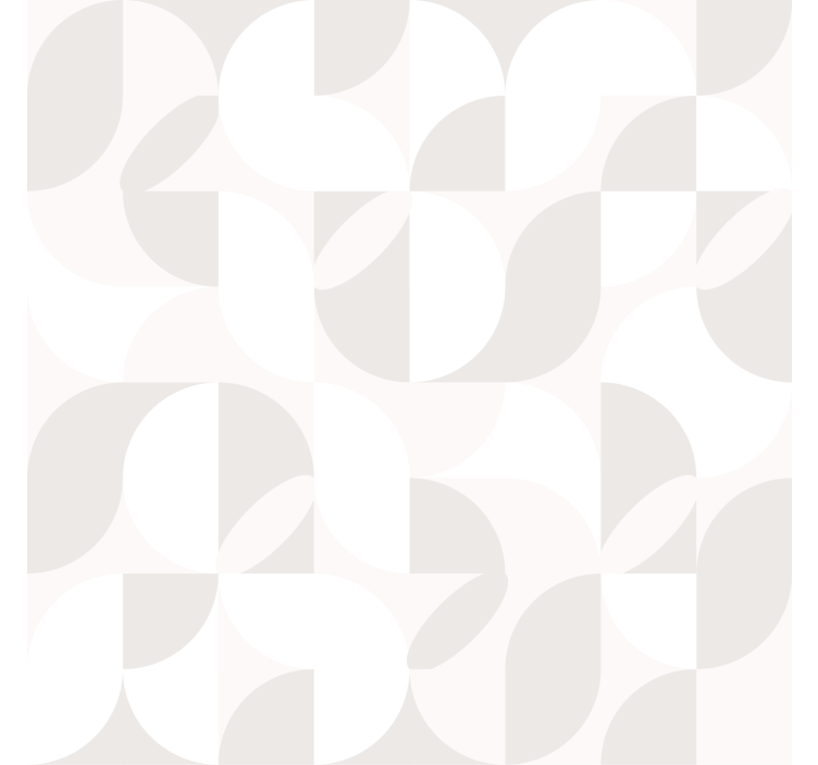 Store enrouleur salon blanc design rétro - TenStickers