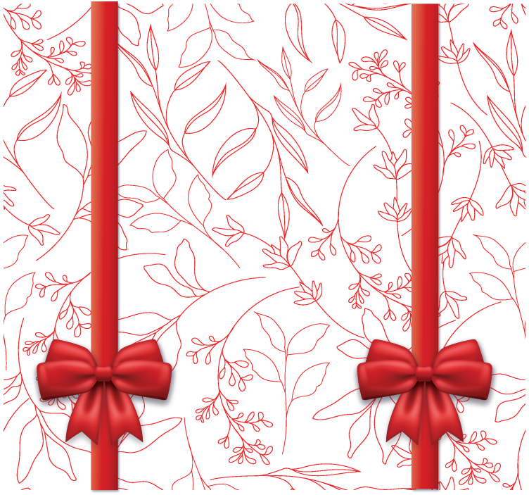 Store enrouleur salon romantique plantes et noeuds - TenStickers