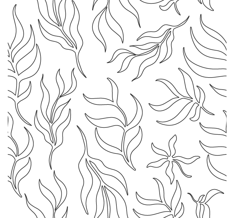 Store enrouleur moderne motif floral - TenStickers