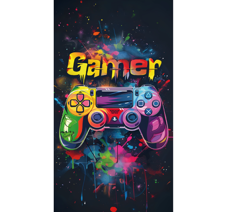Store enrouleur gamer contrôle multicolore - TenStickers