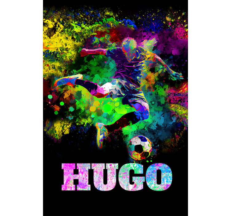 Store enrouleur football conception colorée - TenStickers