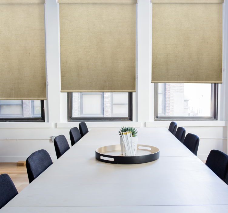 Store roulant rustique tons beiges - TenStickers