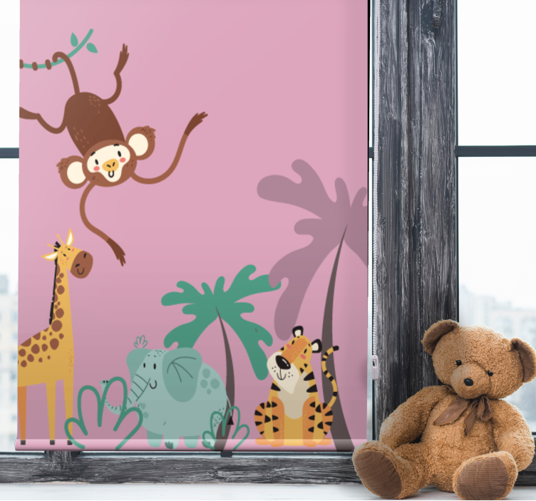 Store boho animaux dans la jungle - TenStickers