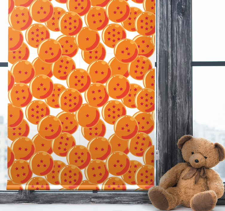 Store enfants boules oranges - TenStickers
