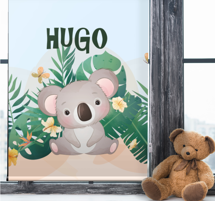 Store enrouleur animaux illustration de koala en peluche - TenStickers