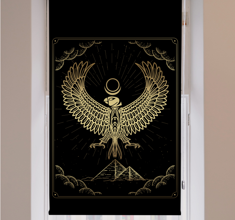 Store enrouleur original symbole du faucon doré - TenStickers