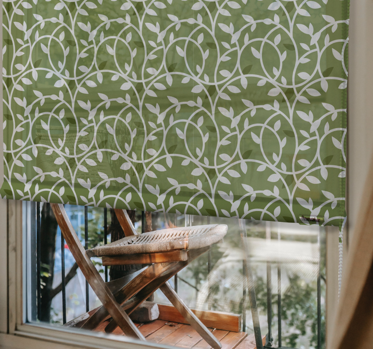 Store enrouleur de plantes vertes - TenStickers