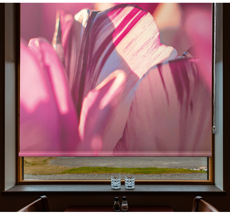 Store enrouleur essence florale abstraite - TenStickers