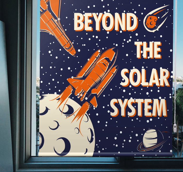 Store enrouleur gamer aventure d'exploration spatiale - TenStickers