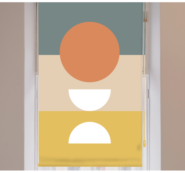 Store enrouleur moderne disposition des formes géométriques - TenStickers