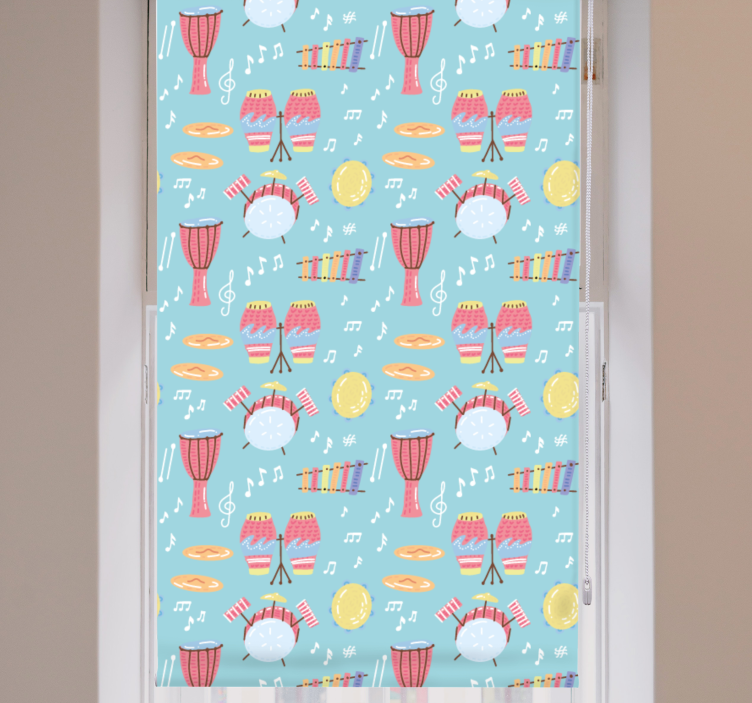 Store enrouleur original modèles d'instruments de musique - TenStickers