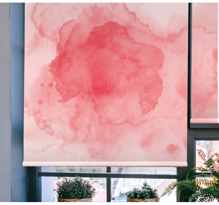 Store enrouleur textures et motifs aquarelle douce - TenStickers