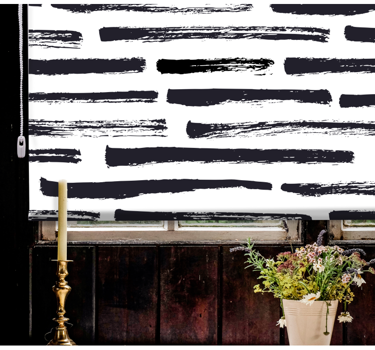 Store enrouleur textures et motifs coups de pinceau stylisés - TenStickers