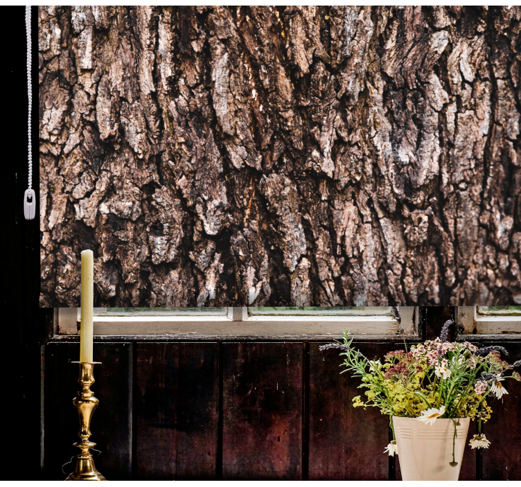 Stores pour couples écorce d'arbre réaliste - TenStickers