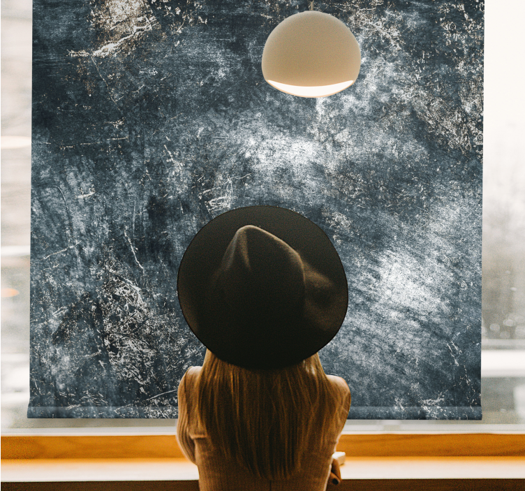 Store enrouleur salon design usé "style industriel" - TenStickers