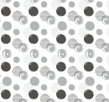 Store enrouleur cuisine motif de cercles gris - TenStickers