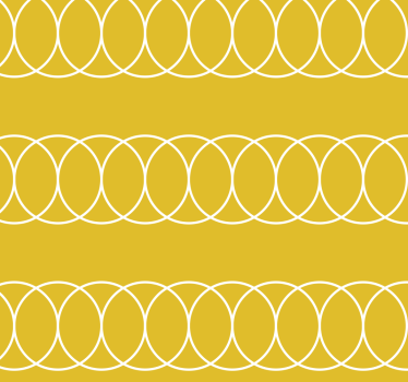 Store enrouleur cuisine jaune motif cercles - TenStickers