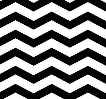 Store enrouleur cuisine motif à chevrons blanc et noir - TenStickers