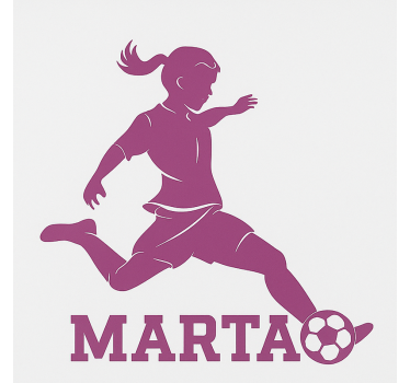 Store enrouleur pour chambre enfant joueuse de football - TenStickers
