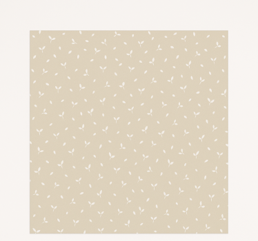 Store enrouleur pour chambre enfant motif de feuilles beiges - TenStickers