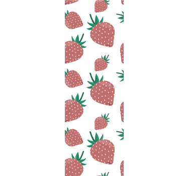 Store enrouleur cuisine motif fraises - TenStickers