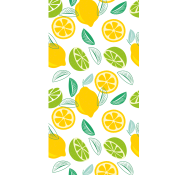 Store enrouleur cuisine motif agrumes - TenStickers