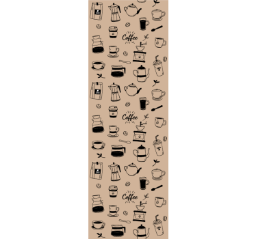 Store enrouleur cuisine motif café - TenStickers