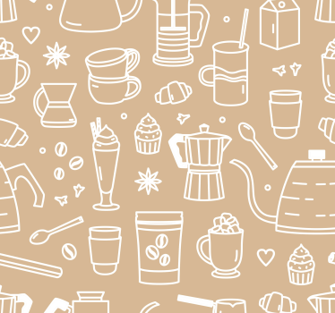 Store enrouleur cuisine café motif ensemble - TenStickers