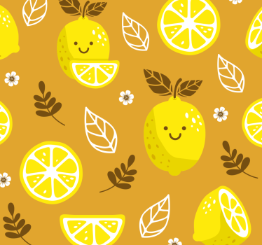 Store enrouleur cuisine motif agrumes joyeux - TenStickers