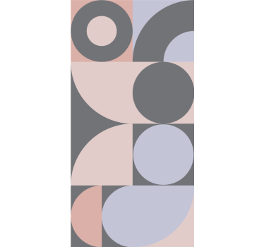 Store enrouleur cuisine motif cercles géométriques - TenStickers