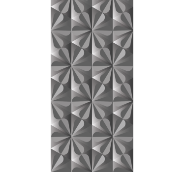 Store enrouleur cuisine motif floral géométrique vintage - TenStickers
