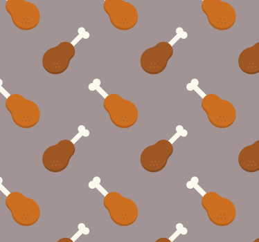 Store enrouleur cuisine cuisse de poulet - TenStickers