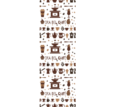 Store enrouleur cuisine heure du café - TenStickers
