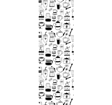 Store enrouleur cuisine heure du café - TenStickers