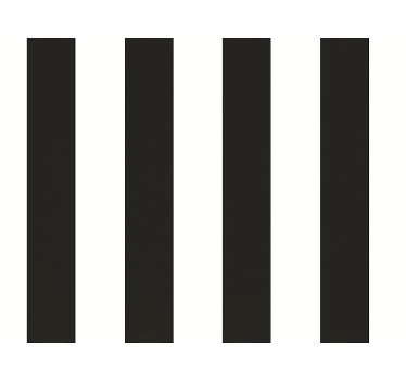 Store enrouleur cuisine rayures noires et blanches - TenStickers