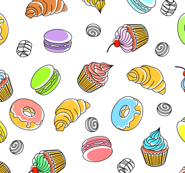 Store enrouleur cuisine pâtisseries délicieuses - TenStickers