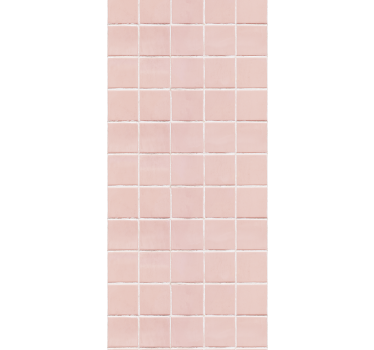 Store enrouleur cuisine carreaux rose blush simples - TenStickers