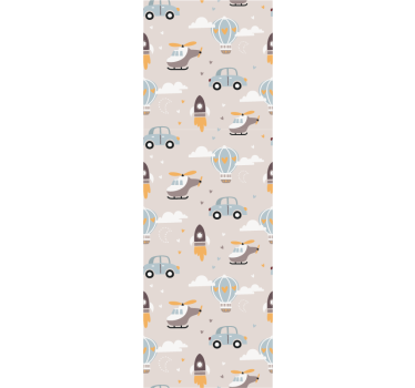 Store enrouleur chambre enfant transports ludiques - TenStickers